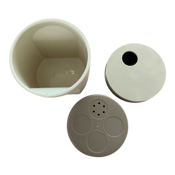 Vintage Tupperware Shaker Dispenser 1471-5 | Beige Modular Mate | 3-Piece Set | - Picture 3 of 4